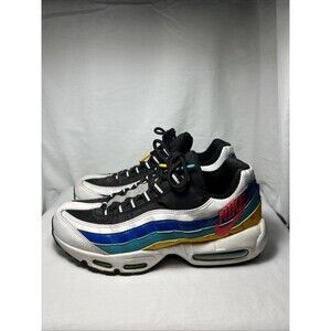 Nike Air Max 95 Size 8 Mens Windbreaker Multicolor Black White AJ2018-123